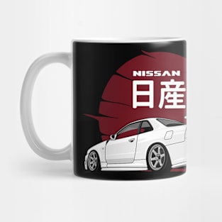 Nissan Skyline r34 GTR, JDM Car Mug